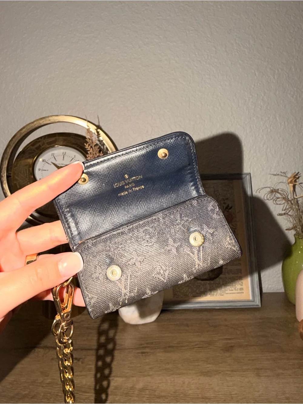 Louis Vuitton gray navy